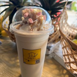 นมสดคาราเมลปั่น