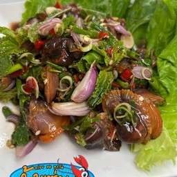 ยำหอยแครง ใส่พริกเผา