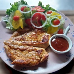 สเต๊กไก่บาร์บีคิว