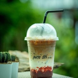 สตรอว์เบอร์รี่มอคค่านมสด