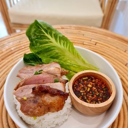 ข้าวคอหมูย่างจิ้มแจ่ว สูตรโบราณ