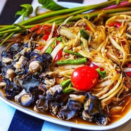 ตำลาวใส่หอย