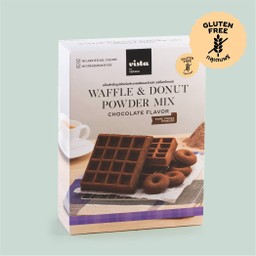 แป้งทำวาฟเฟิลและโดนัท รสช็อกโกแลต กลูเตนฟรี