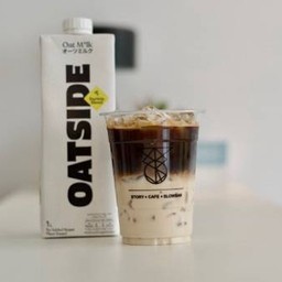 ลาเต้นมข้าวโอ๊ต OATSIDE