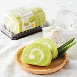 สวิสโรลมะพร้าวอ่อนใบเตย กลูเตนฟรี