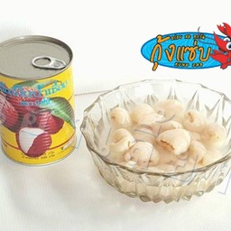 ลิ้นจี่กระป๋อง พร้อมน้ำแข็ง