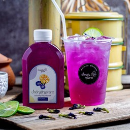 น้ำอัญชัญมะนาว