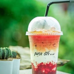 สตรอว์เบอร์รี่ชาไทยนมสด