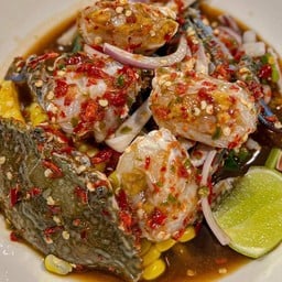 ยำปูม้าข้าวโพดหวาน