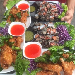 หอยแครงลวก