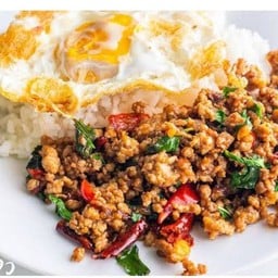 ข้าวราดกระเพราหมู