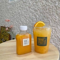 น้ำส้มคั้นสด