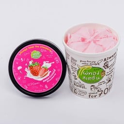 ไอศกรีมขนาดไพนต์ 300 กรัม รสสตรอเบอรี่