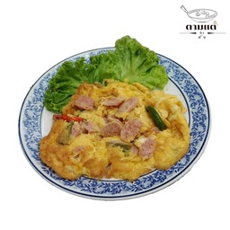 ไข่เจียว แหนม