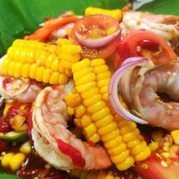 ตำข้าวโพดกุ้งสุก