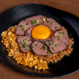 ข้าวกระเทียม ลิ้นวัว