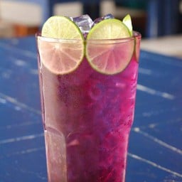 น้ำอัญชัญมะนาวสด