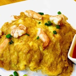 ข้าวไข่เจียวกุ้ง