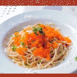 สปาเกตตี้ สไปซี่ครีมซอส ไข่กุ้ง