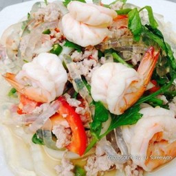 ยำรวมทะเลเส้นแก้ว