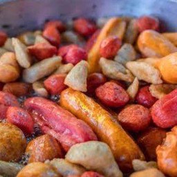 ลูกชิ้นทอด ปลาระเบิด