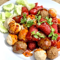 ลูกชิ้นทอด