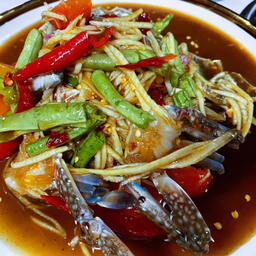 ตำมะม่วงปูม้าสด