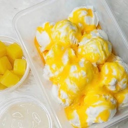 ไอศครีมกะทิไข่แข็ง กล่องใหญ่ 400 g.