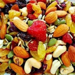 กล้วยปิ้งธัญพืช น้ำราดโบราณ