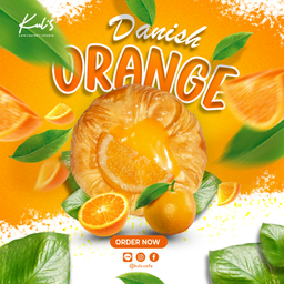 Danish Vanilla Cream with Orange