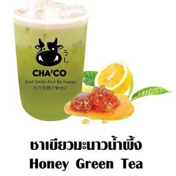 ชาเขียวน้ำผึ้งมะนาว