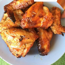 ปีกไก่ย่างสมุนไพร