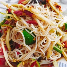 ตำซั่วแตงปลาร้า