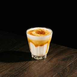 Hot caramel milk