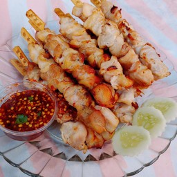 ไก่ย่าง +น้ำจิ้มแจ่ว