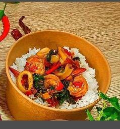 ข้าวกระเพราทะเลรวม