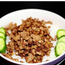 หมูสับน้ำมันหอย