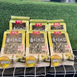 สาหร่ายเกาหลียังบัน 5 แถม 1 (คละรส)