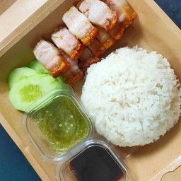 ข้าวหมูกรอบ