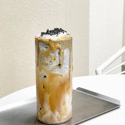 Black Sesame Coffee Latte