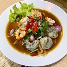 ยำกุ้งทูโทน ปาร้านัว(สุก-ดิบ)