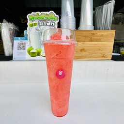 สตรอเบอรี่สมูทตี้ ( Strawberry Smoothie )