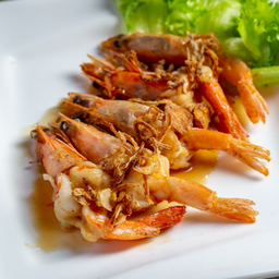 กุ้งซอสมะขาม Shrimp sauce tamarind