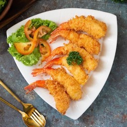 กุ้งชุปแป้งทอด Crispy Fried Prawns