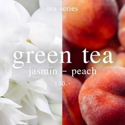 ชาร้อน Green tea (jasmine-peach)🫖