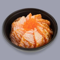 ข้าวหน้าแซลมอนเบิร์น