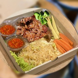 หมูกระทะผัดพร้อมทาน ไซร์ S