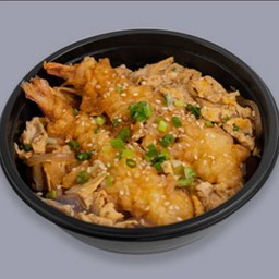 ข้าวหน้ากุ้งเทมปุระ