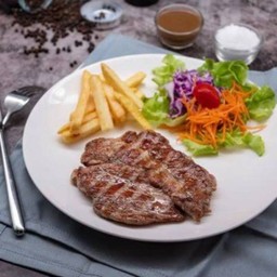 สเต็กหมูสันคอ