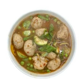 แกงป่าลูกชิ้นปลากรายหม้อไฟ
